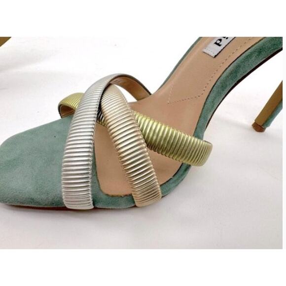 Charles David Women's Blue Electra Sandals Stiletto Suede Heels Size 8.5M - Picture 12 of 16